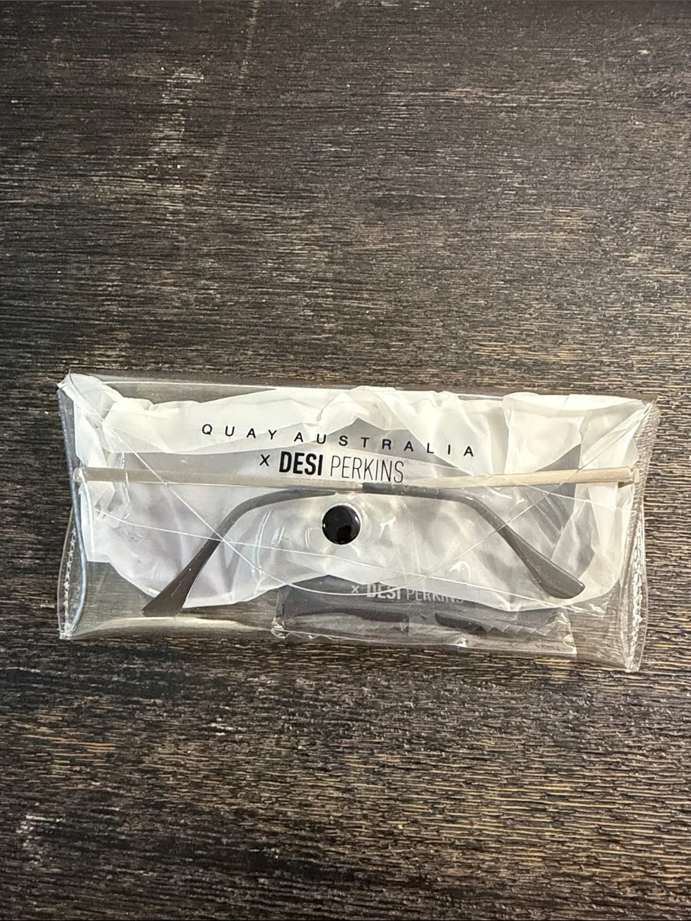 Quay Australia x Desi Perkins Gold High Key Sunglasses